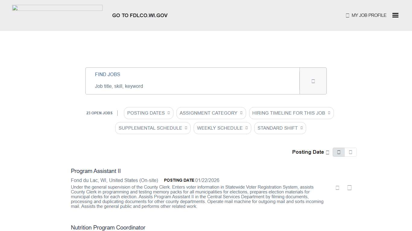 Search Jobs - FDLC Careers